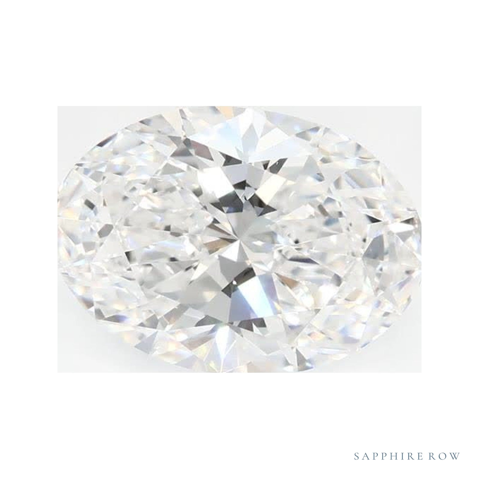 1.54 ct lab-grown diamond, oval cut | Sapphire Row · cut4