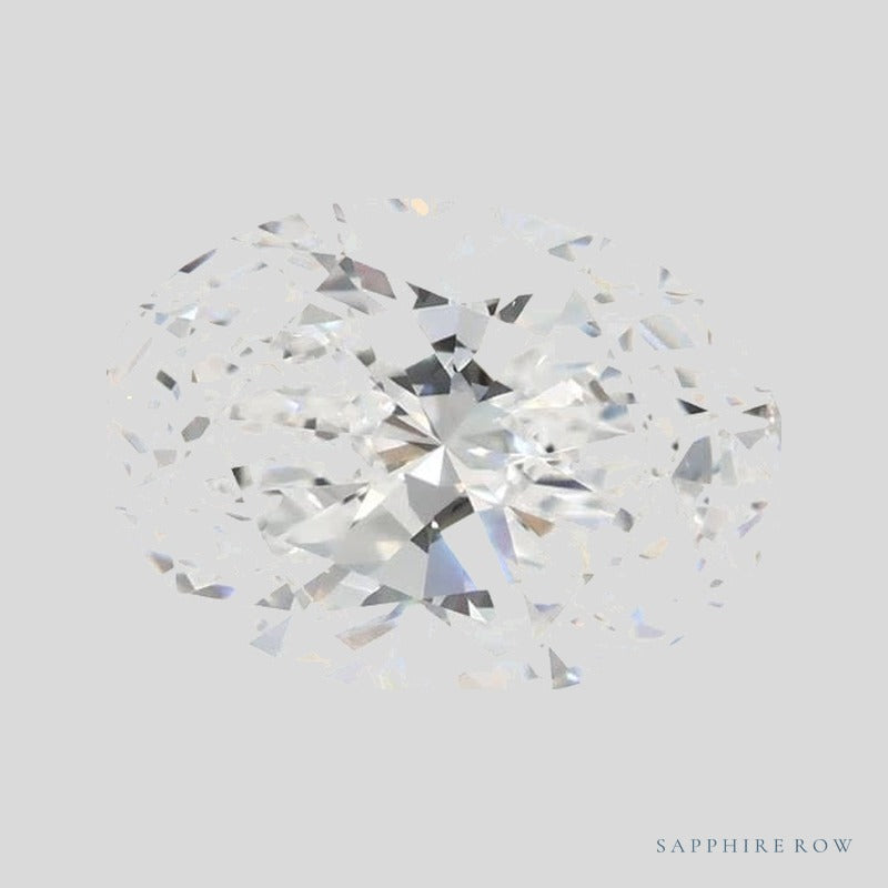 1.54 ct lab-grown diamond, oval cut | Sapphire Row · cut4 · cut5