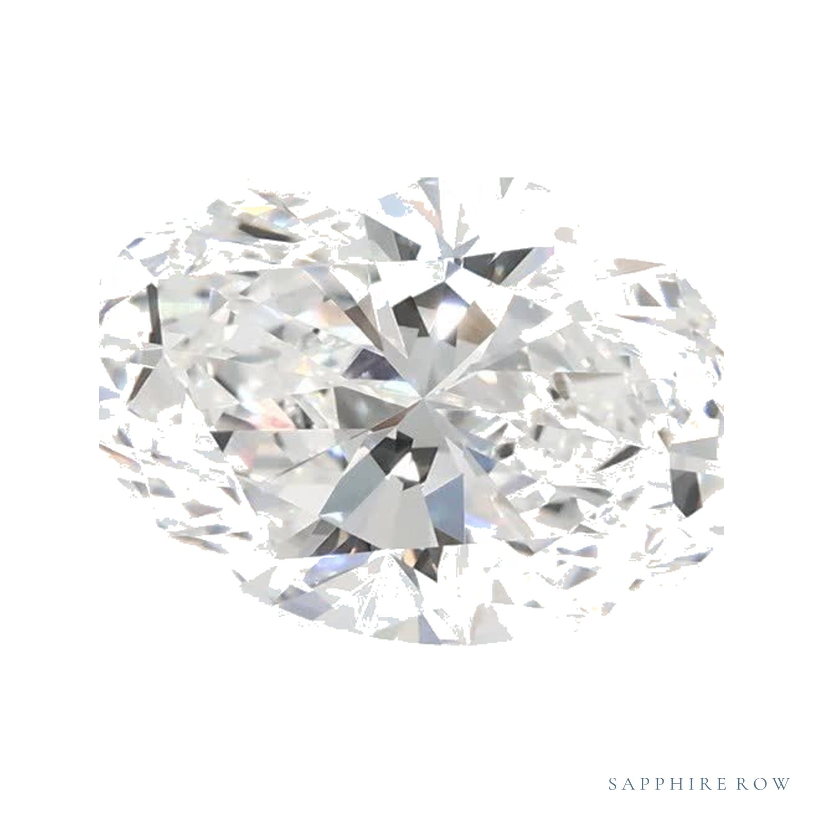 1.54 ct lab-grown diamond, oval cut | Sapphire Row · cut4