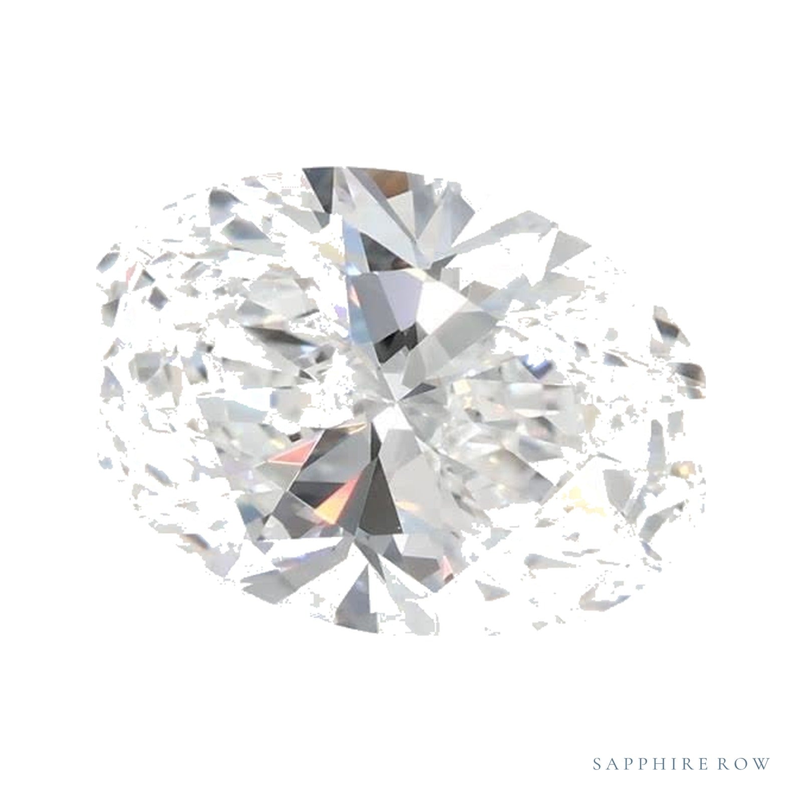 1.54 ct lab-grown diamond, oval cut | Sapphire Row · cut4