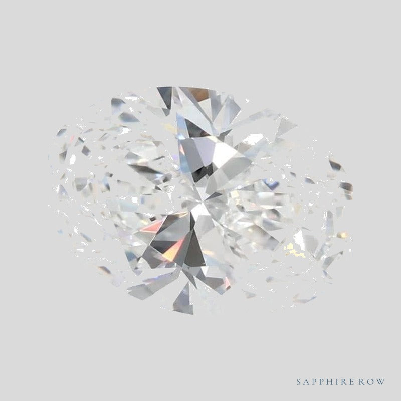 1.54 ct lab-grown diamond, oval cut | Sapphire Row · cut4 · cut5