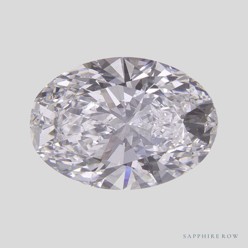 1.54 ct lab-grown diamond, oval cut | Sapphire Row · cut4 · cut5
