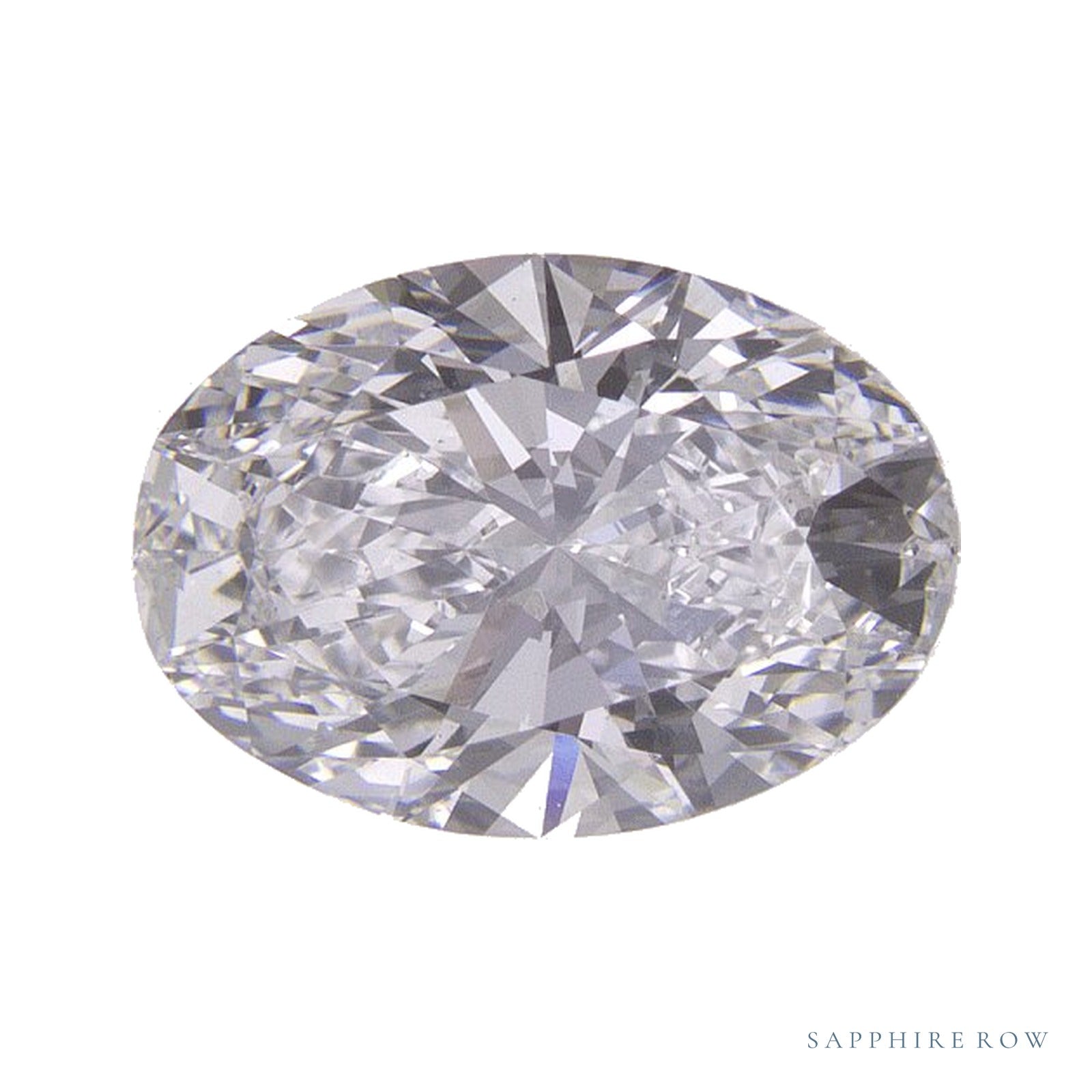 1.54 ct lab-grown diamond, oval cut | Sapphire Row · cut4