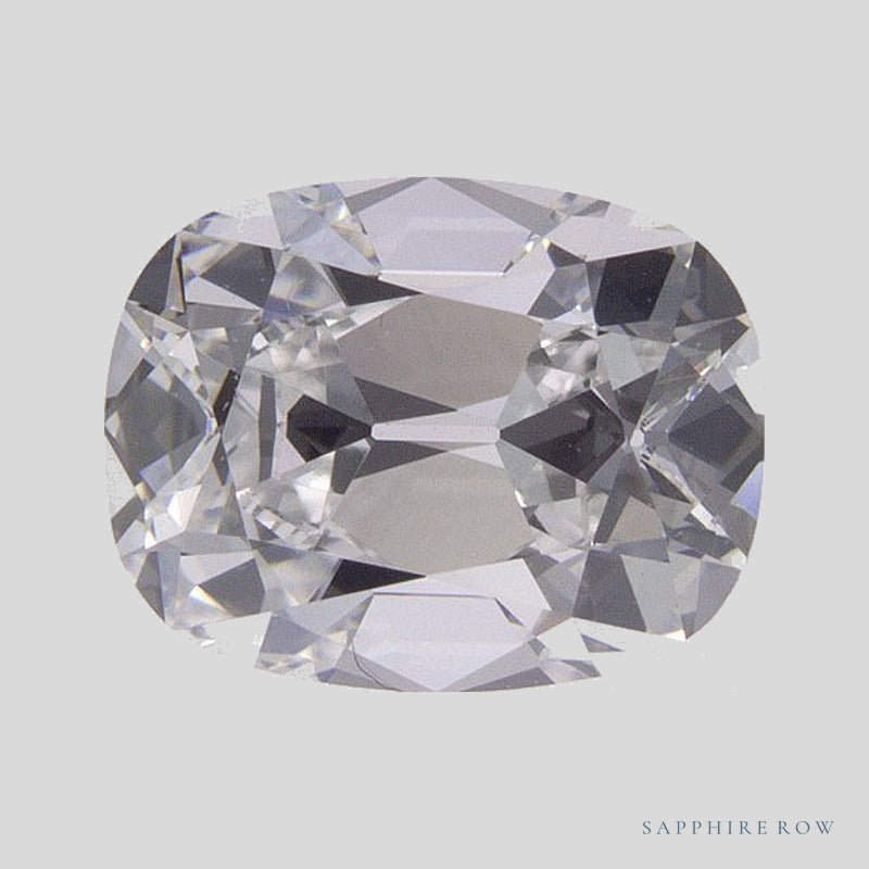 1.54 ct lab-grown diamond, elongated cushion cut | Sapphire Row · cut4 · cut5