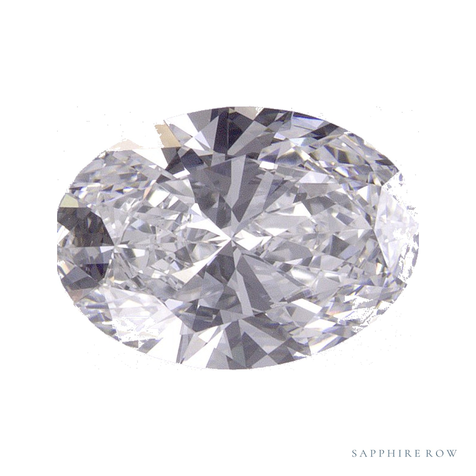 1.54 ct lab-grown diamond, oval cut | Sapphire Row · cut4