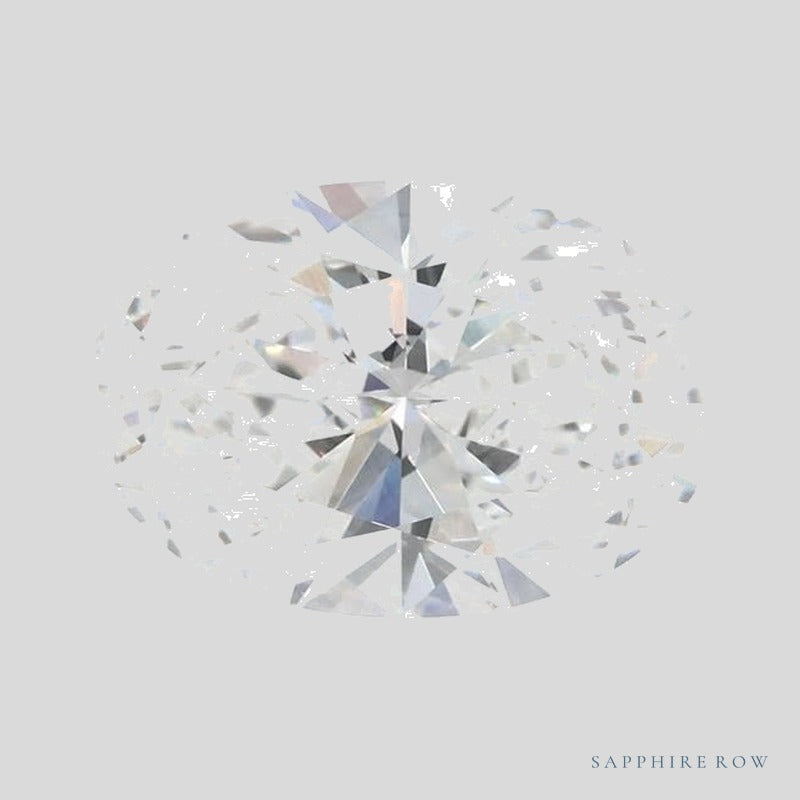 1.54 ct lab-grown diamond, oval cut | Sapphire Row · cut4 · cut5