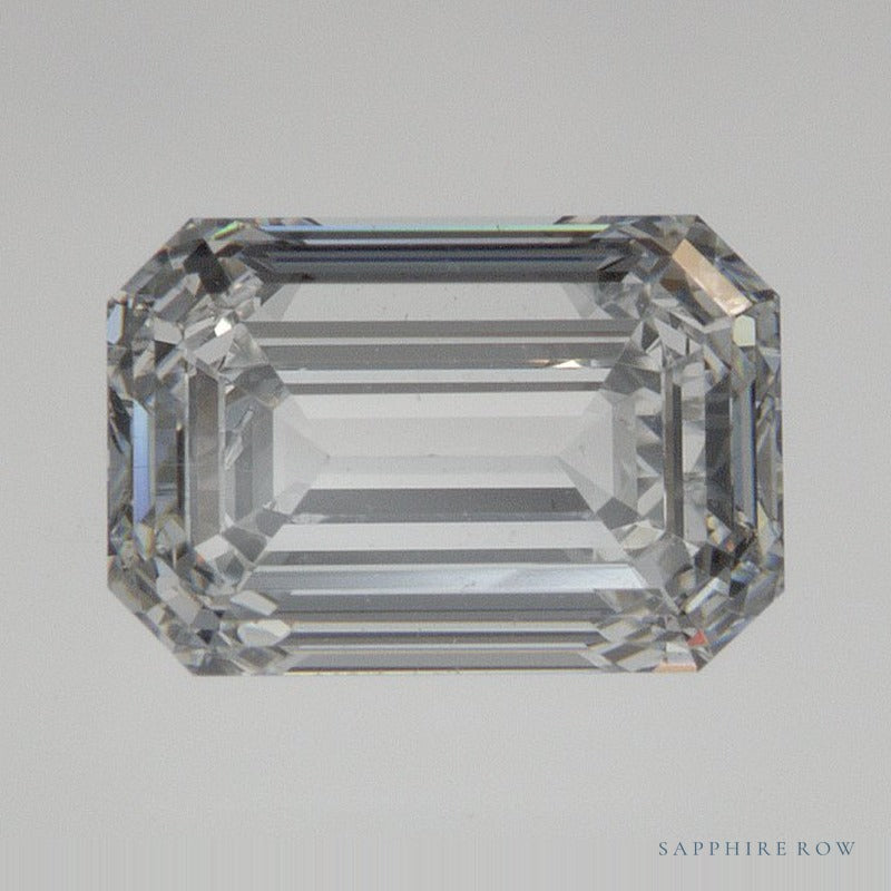 1.54 ct lab-grown diamond, emerald cut | Sapphire Row · cut7