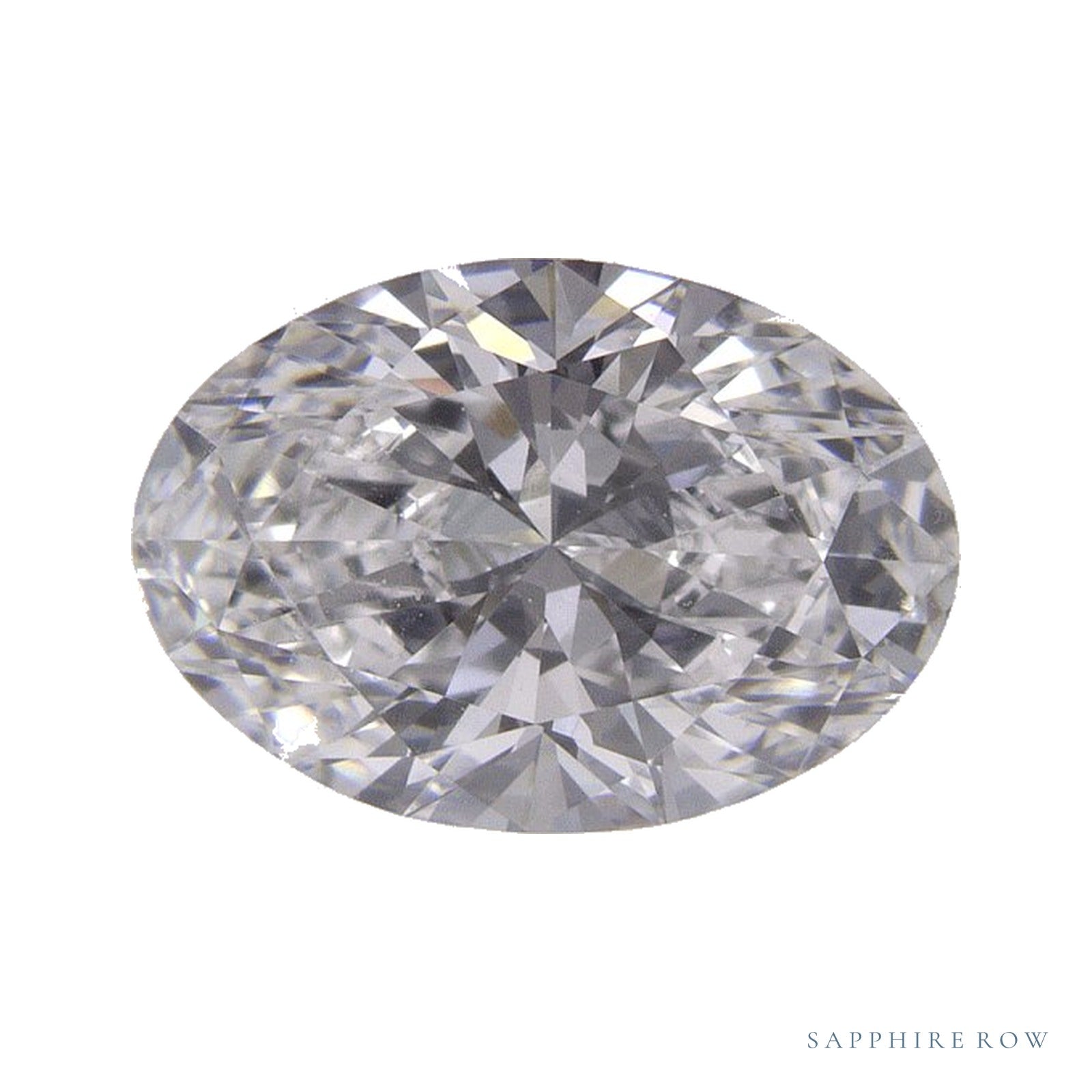 1.54 ct lab-grown diamond, oval cut | Sapphire Row · cut4