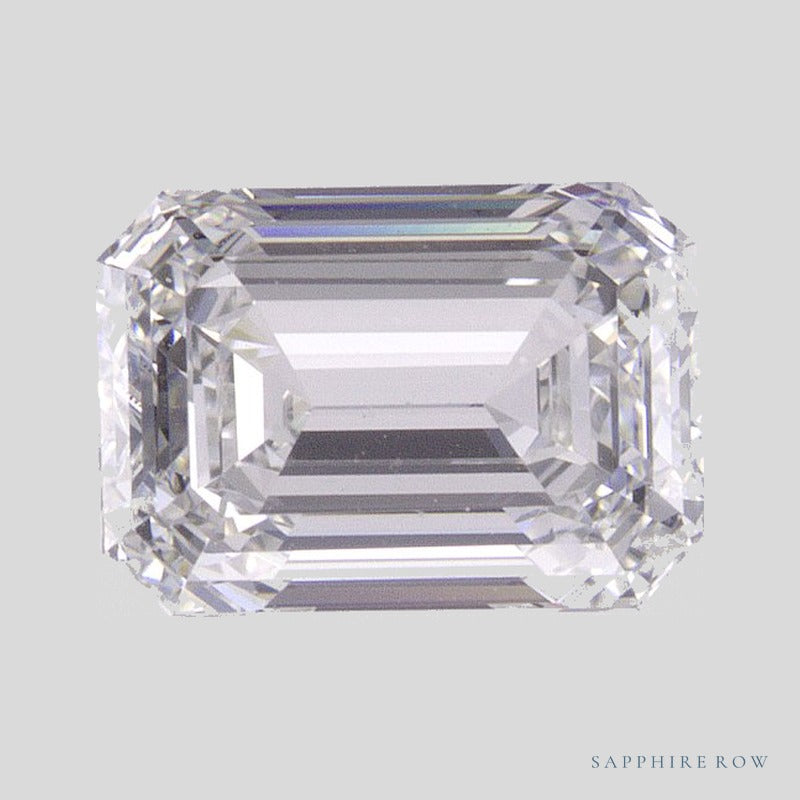 1.54 ct lab-grown diamond, emerald cut | Sapphire Row · cut4 · cut5