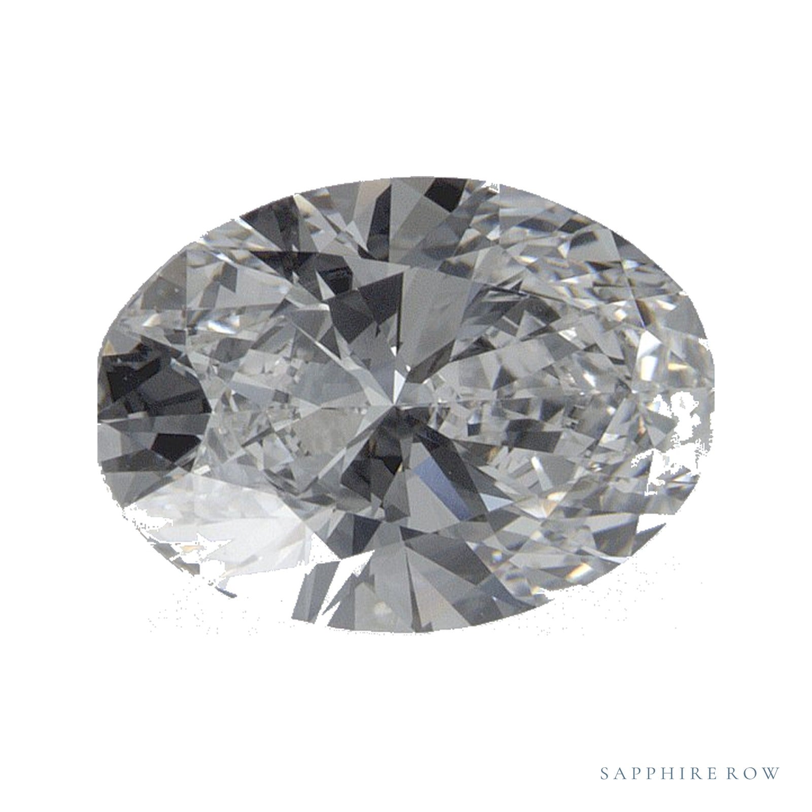 1.54 ct lab-grown diamond, oval cut | Sapphire Row · cut4