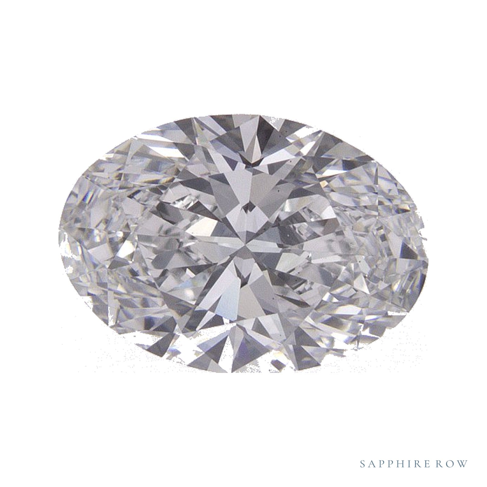 1.54 ct lab-grown diamond, oval cut | Sapphire Row · cut4