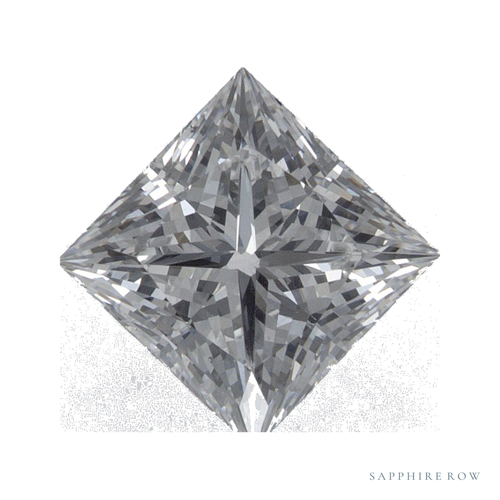 1.54 ct lab-grown diamond, square cut | Sapphire Row · cut4