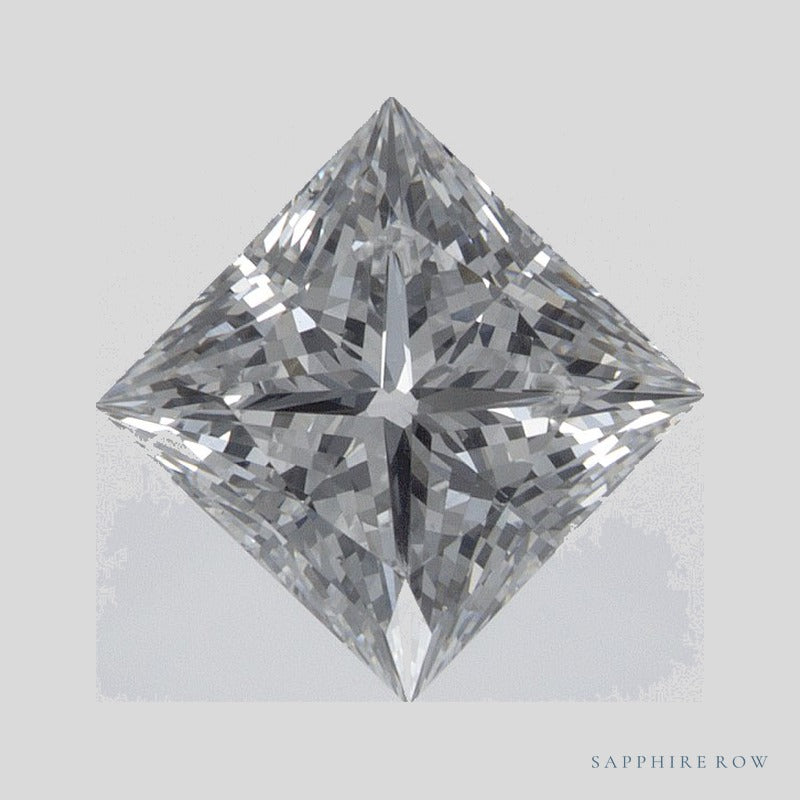 1.54 ct lab-grown diamond, square cut | Sapphire Row · cut4 · cut5