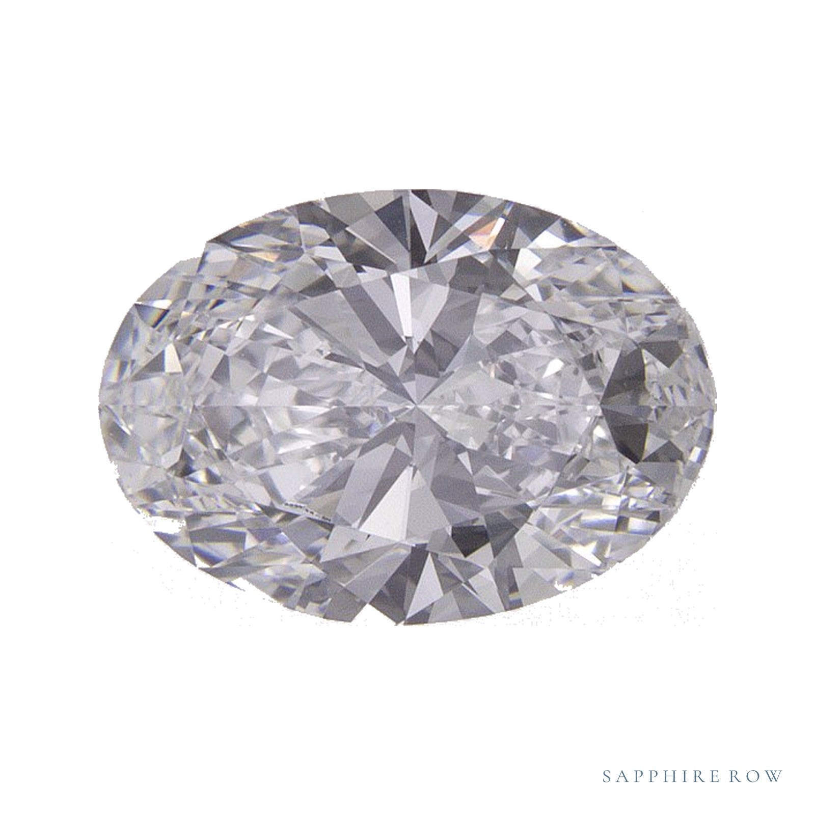 1.54 ct lab-grown diamond, oval cut | Sapphire Row · cut4