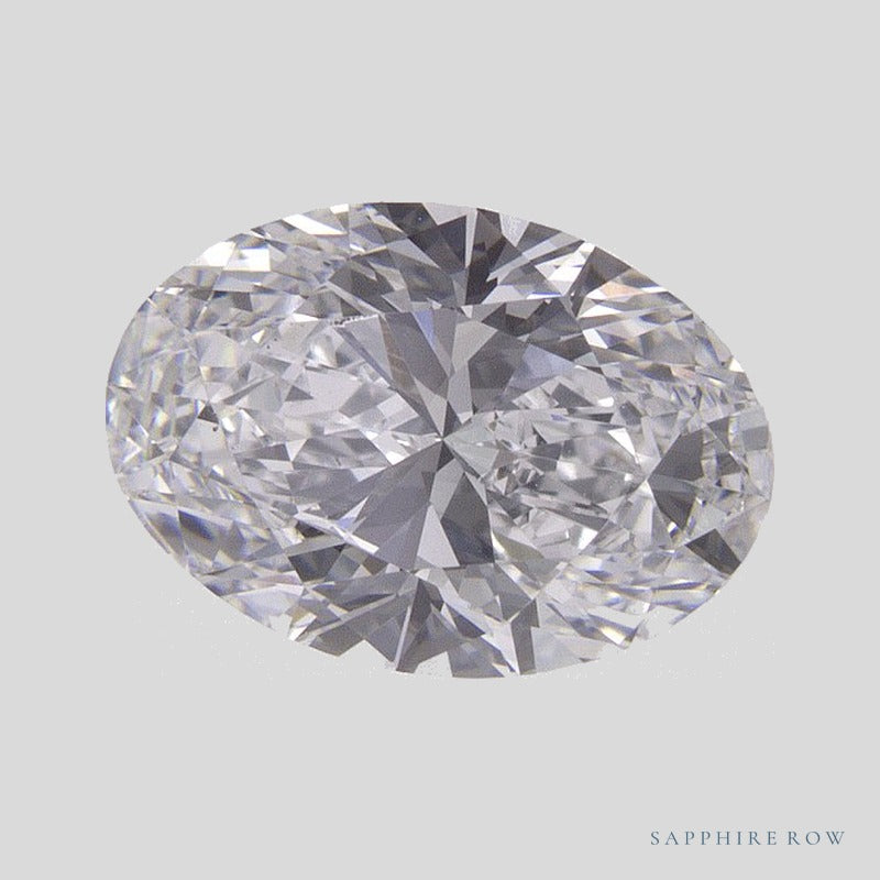 1.54 ct lab-grown diamond, oval cut | Sapphire Row · cut4 · cut5