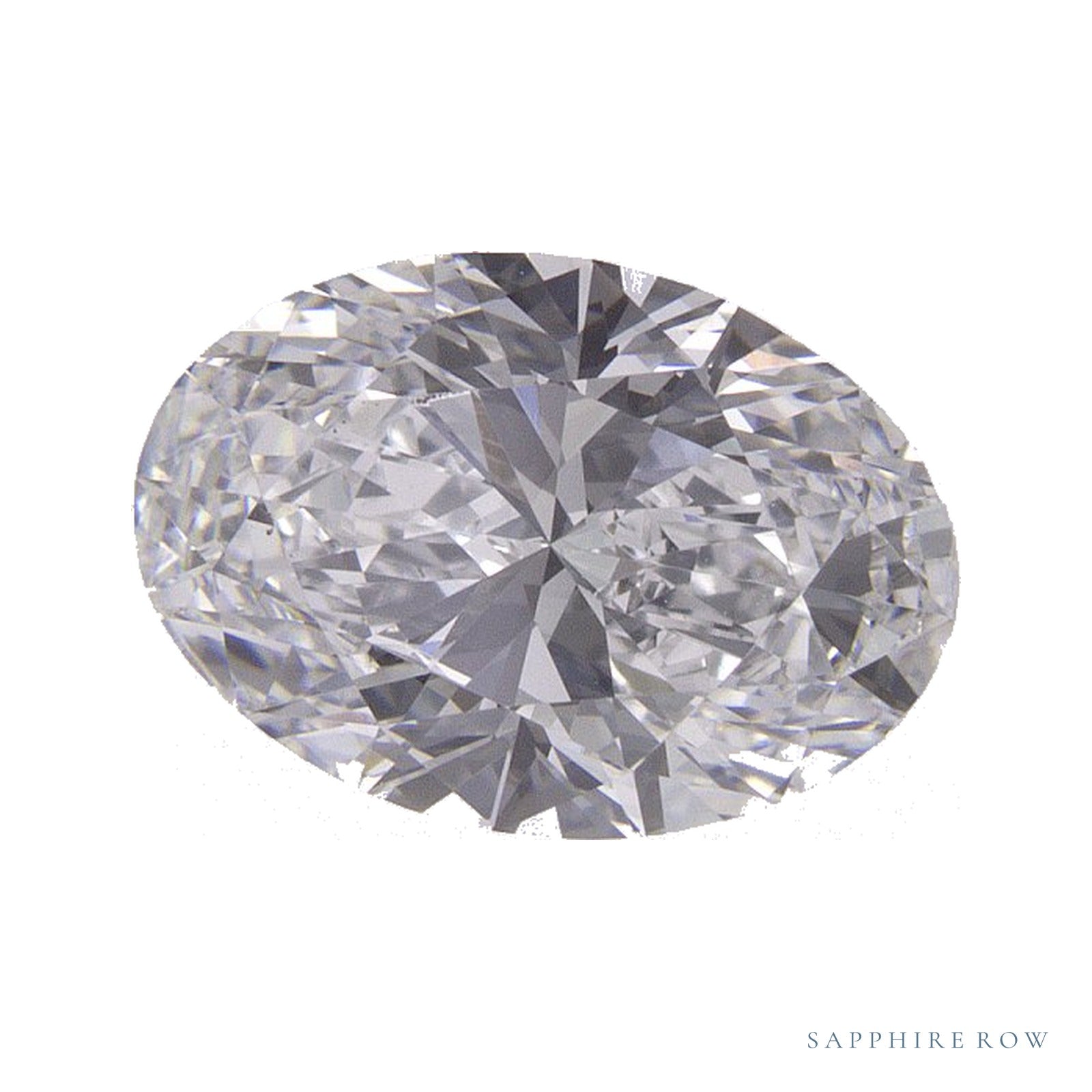 1.54 ct lab-grown diamond, oval cut | Sapphire Row · cut4