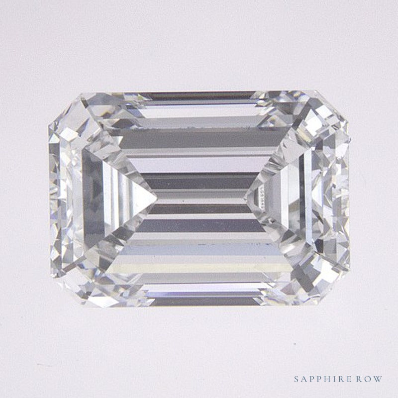 1.54 ct lab-grown diamond, emerald cut | Sapphire Row · cut7
