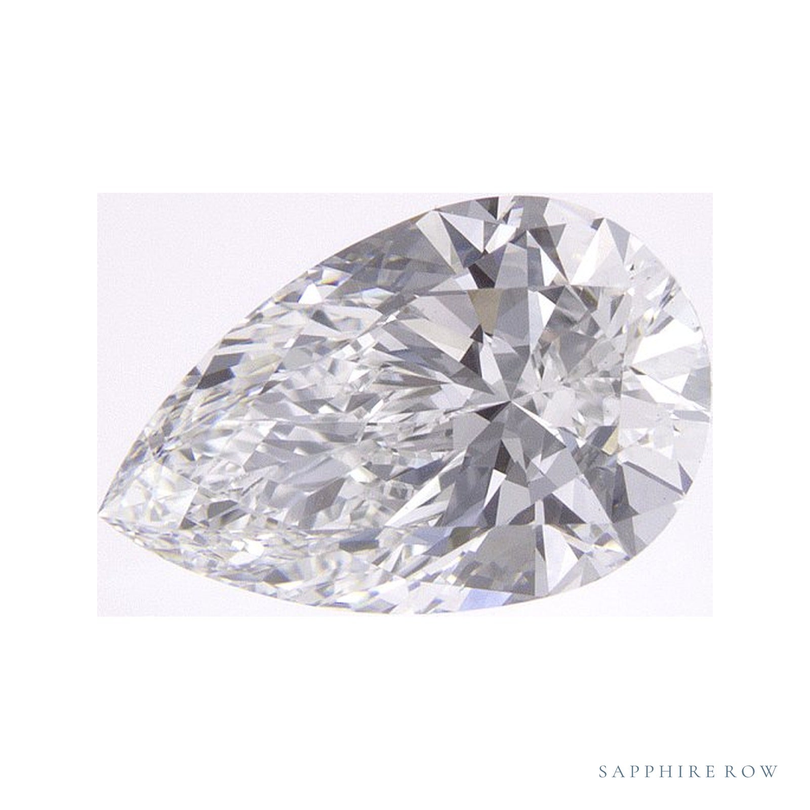 1.54 ct lab-grown diamond, pear cut | Sapphire Row · cut4