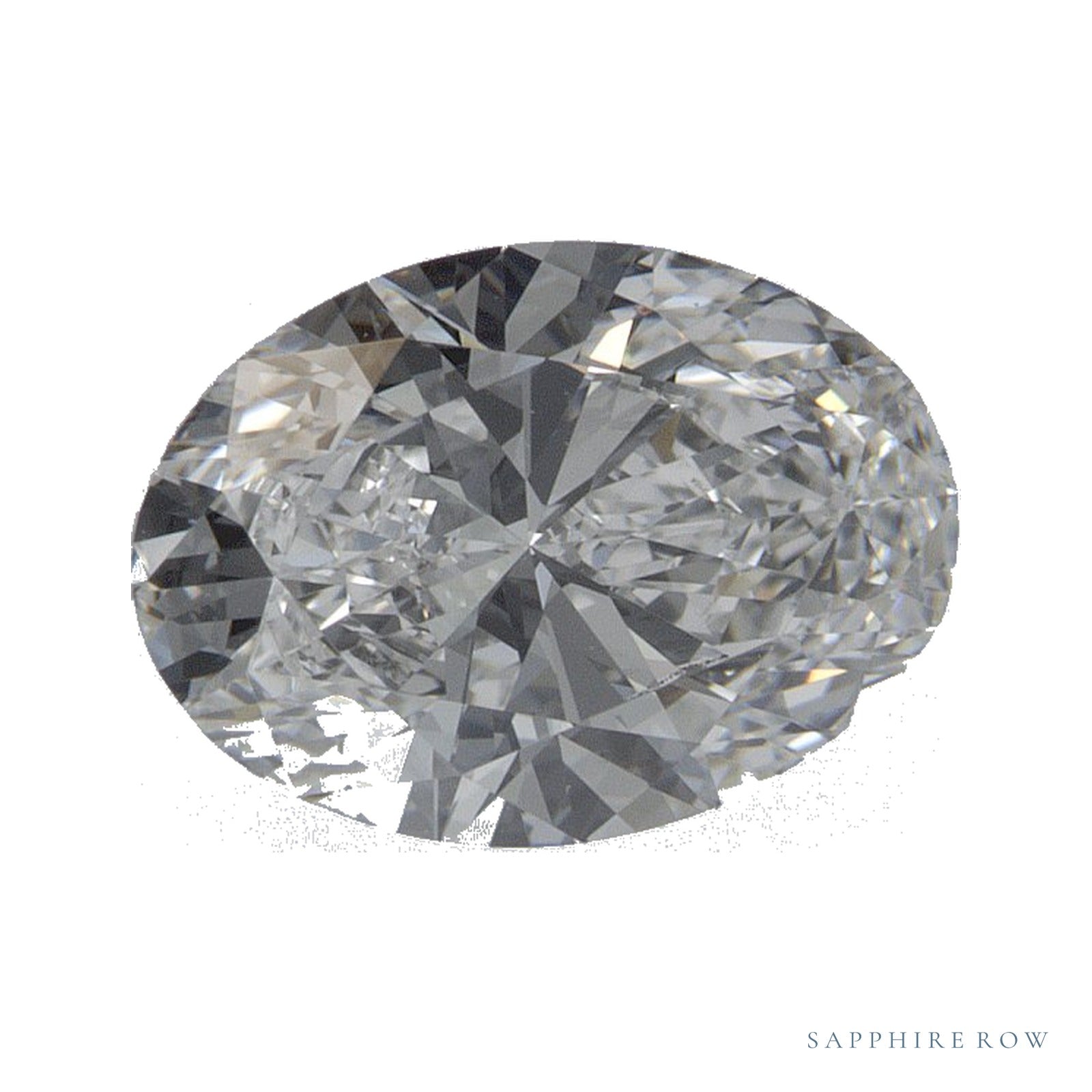 1.54 ct lab-grown diamond, oval cut | Sapphire Row · cut4