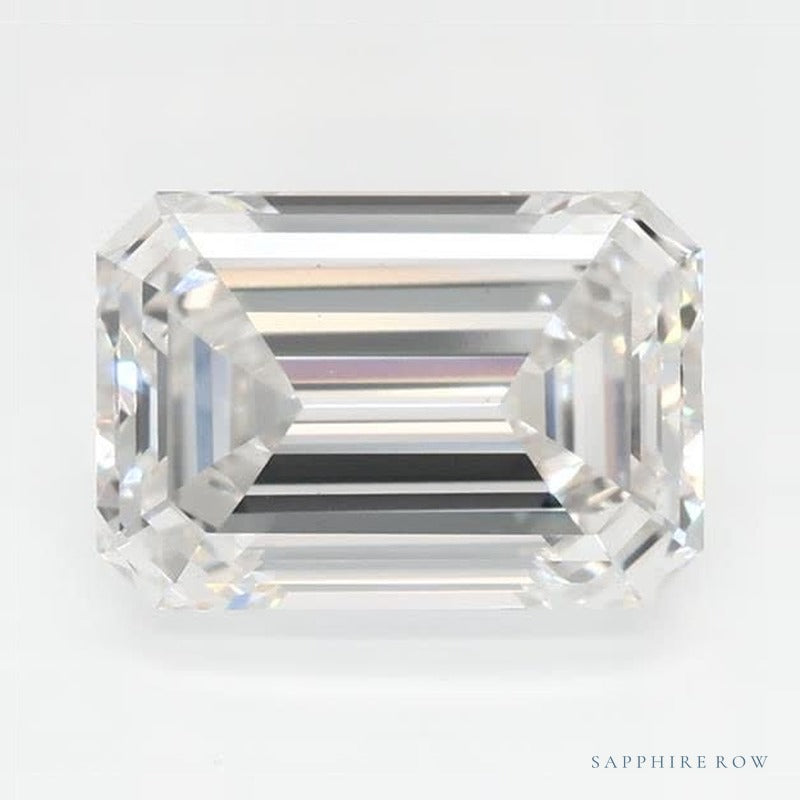 1.54 ct lab-grown diamond, emerald cut | Sapphire Row · cut7