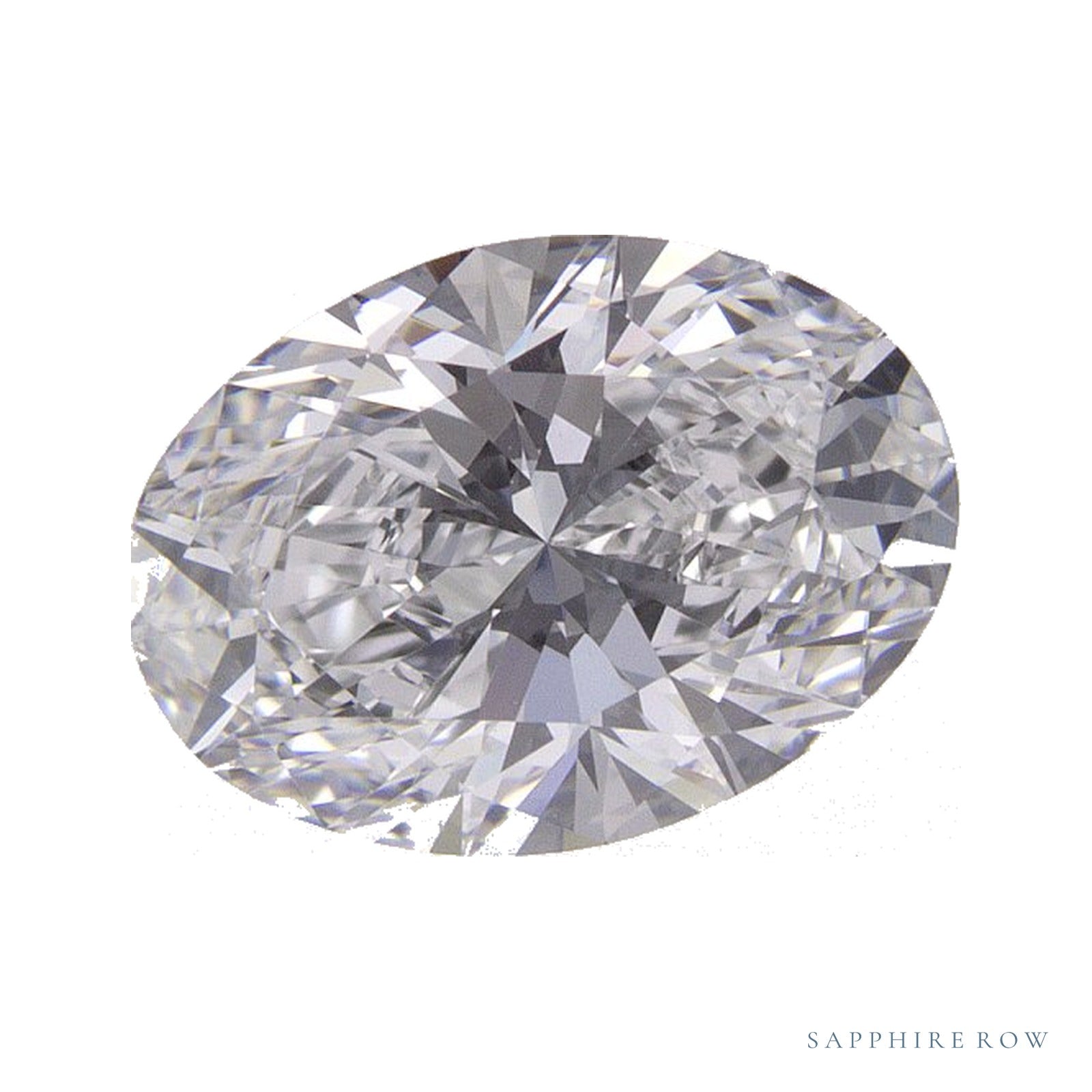 1.54 ct lab-grown diamond, oval cut | Sapphire Row · cut4