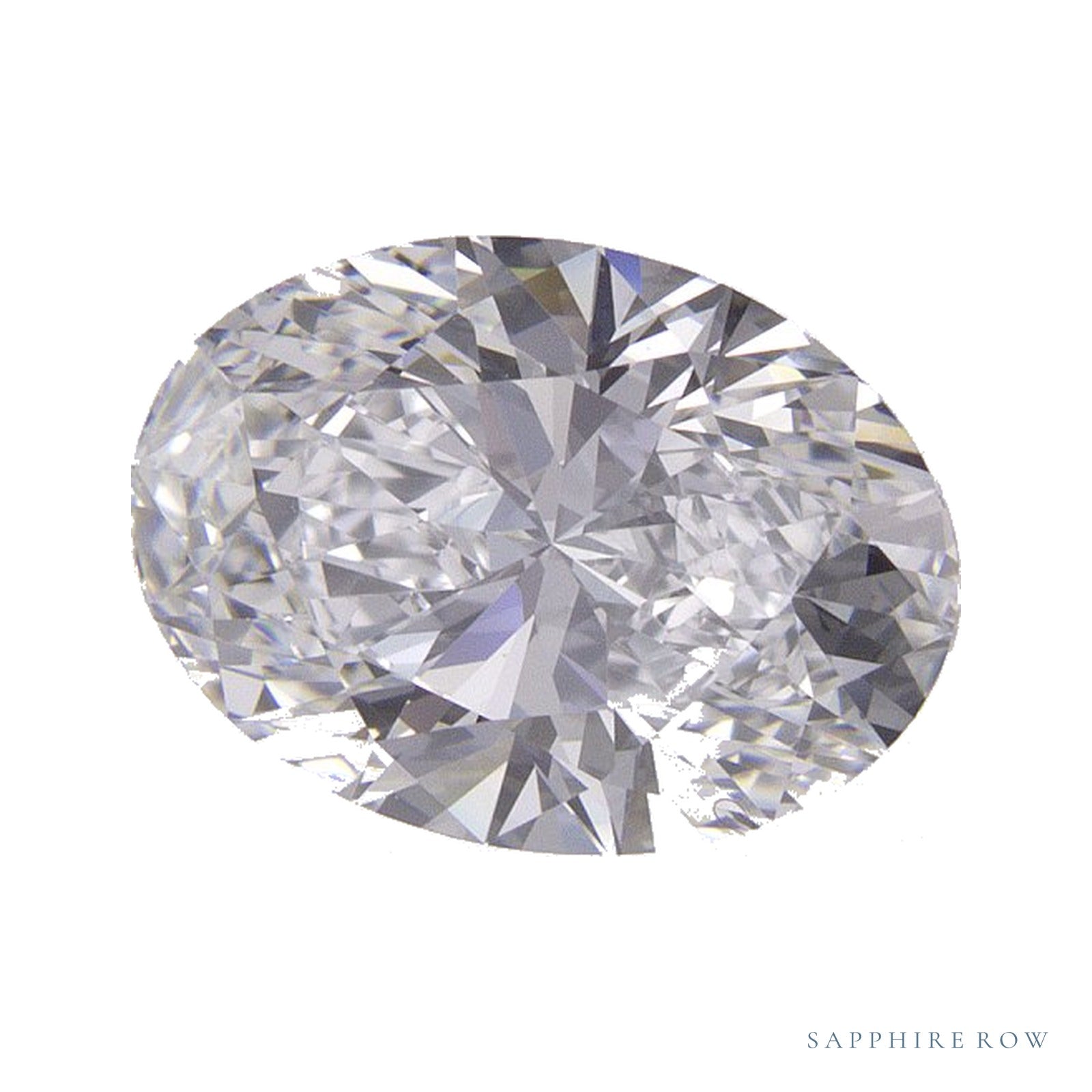 1.54 ct lab-grown diamond, oval cut | Sapphire Row · cut4