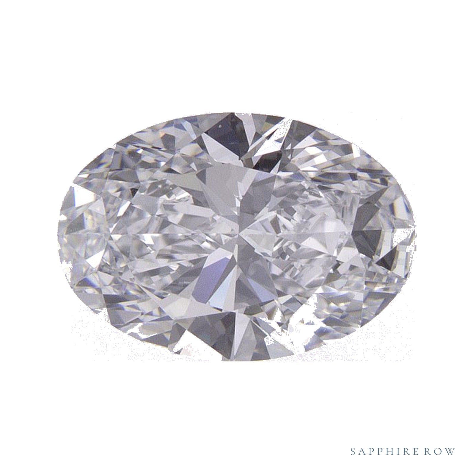 1.54 ct lab-grown diamond, oval cut | Sapphire Row · cut4