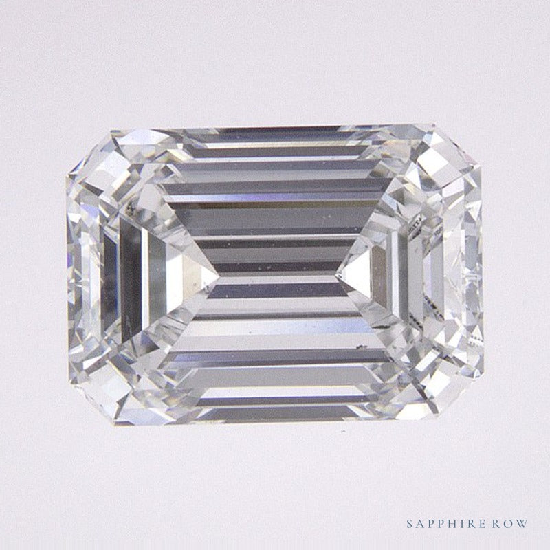 1.54 ct lab-grown diamond, emerald cut | Sapphire Row · cut6