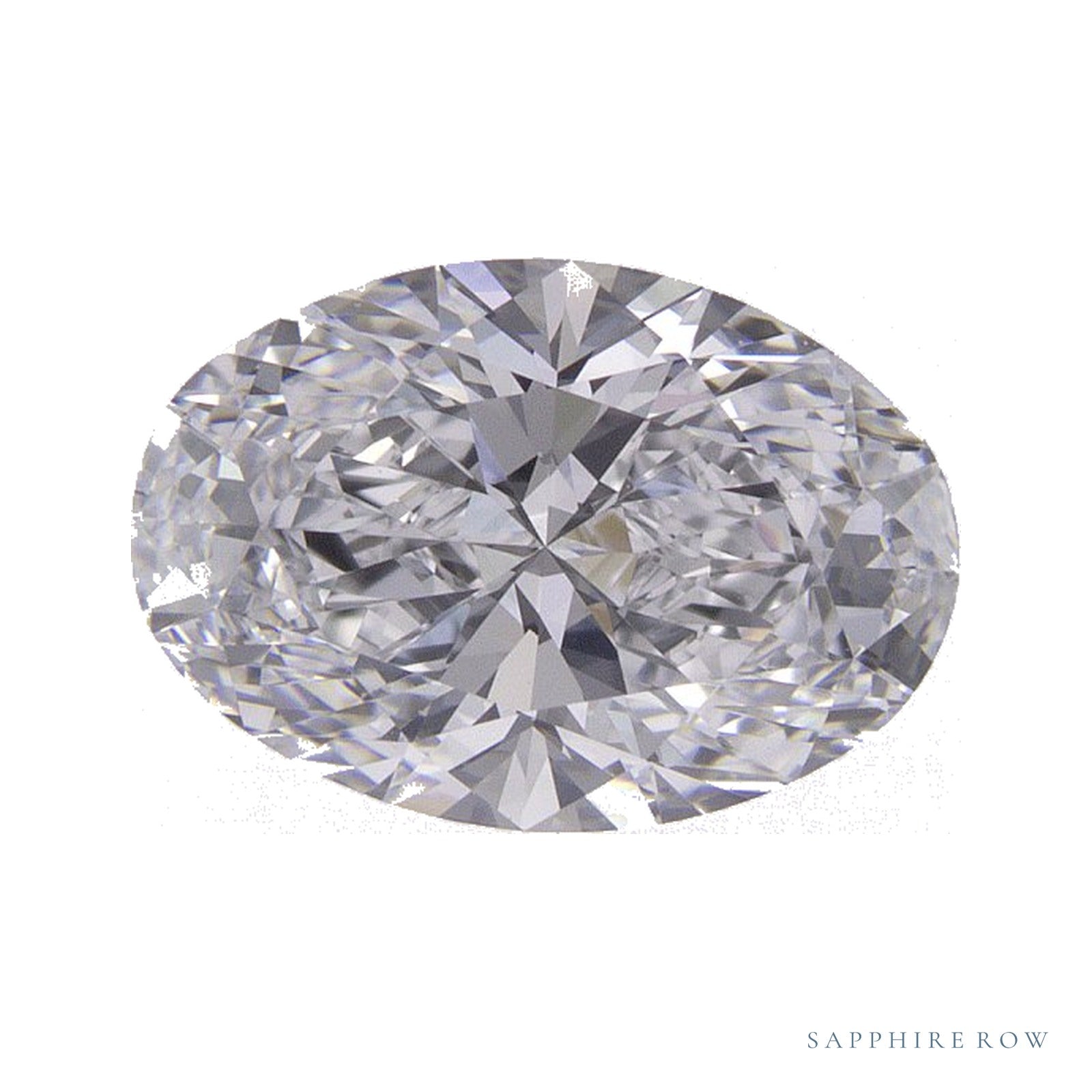 1.54 ct lab-grown diamond, oval cut | Sapphire Row · cut4