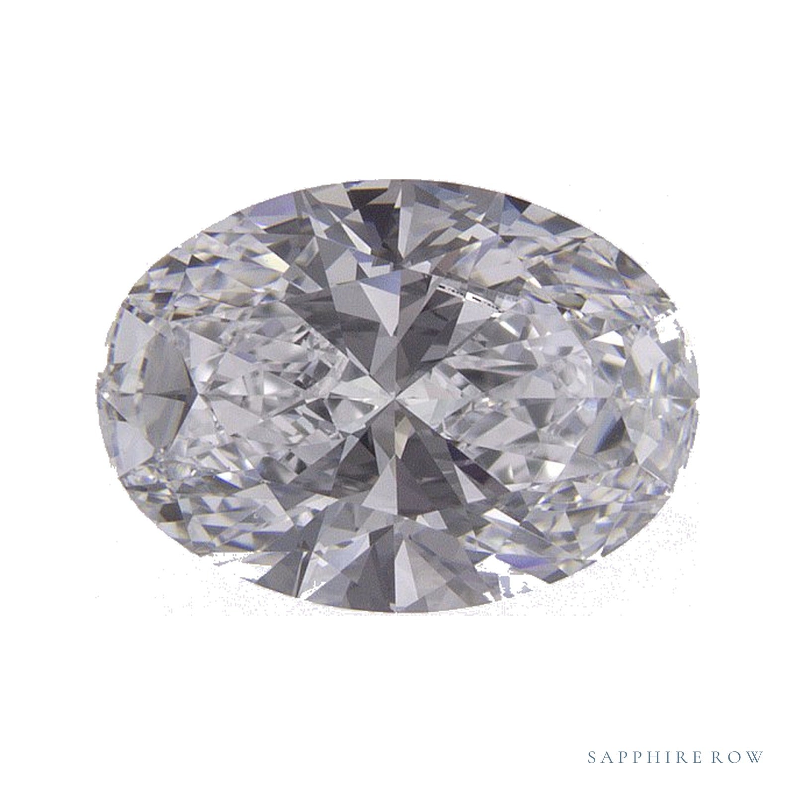 1.54 ct lab-grown diamond, oval cut | Sapphire Row · cut4