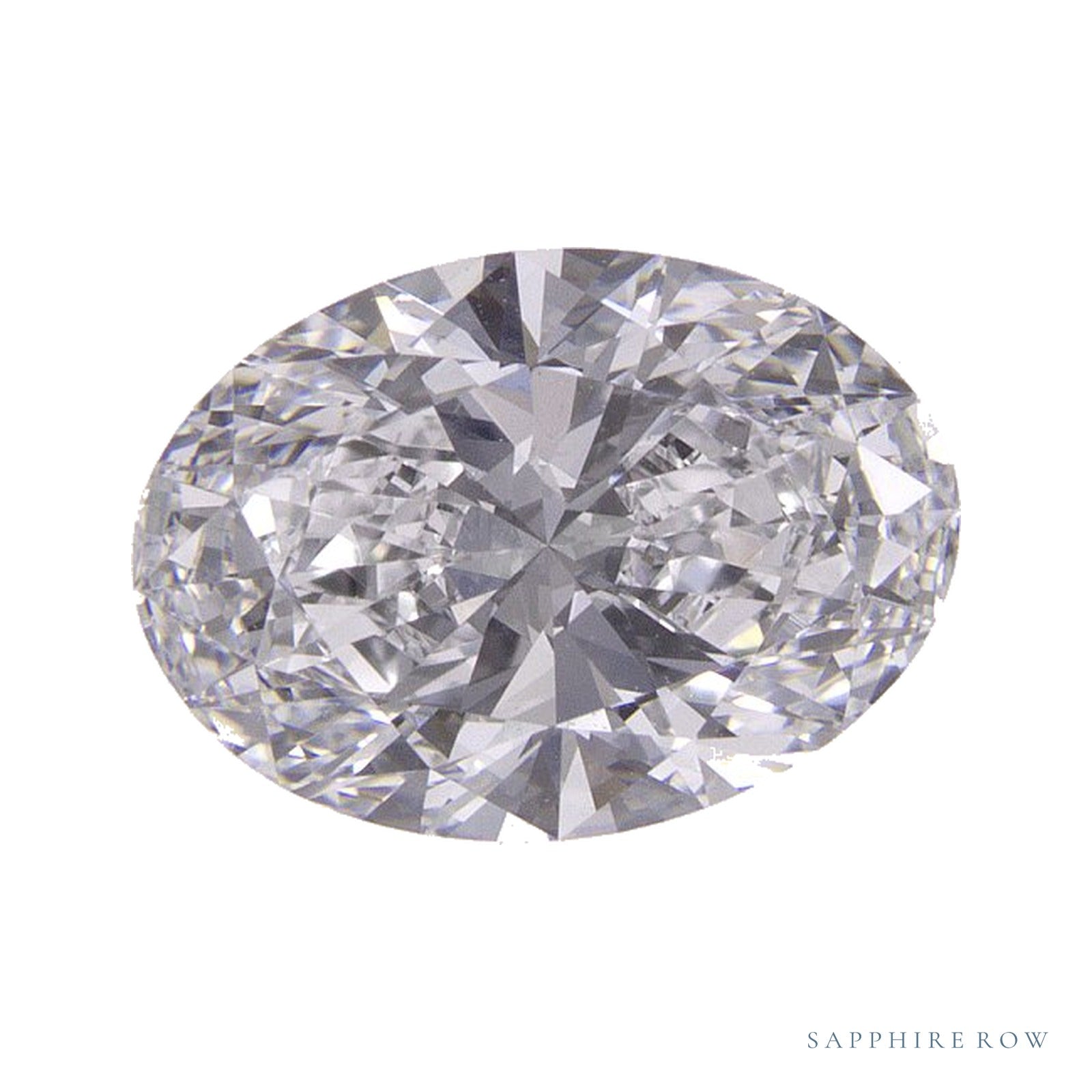 1.54 ct lab-grown diamond, oval cut | Sapphire Row · cut4