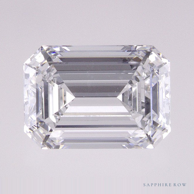 1.54 ct lab-grown diamond, emerald cut | Sapphire Row · cut6