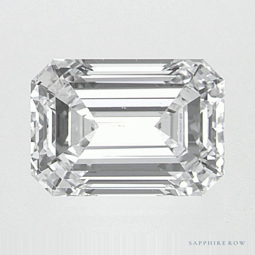 1.54 ct lab-grown diamond, emerald cut | Sapphire Row · cut7