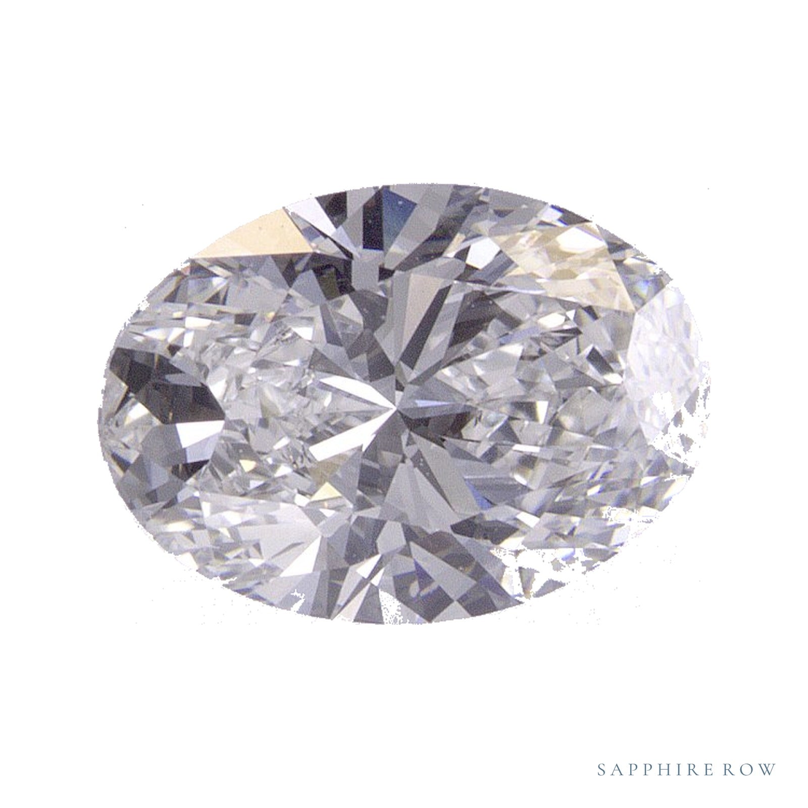 1.54 ct lab-grown diamond, oval cut | Sapphire Row · cut4