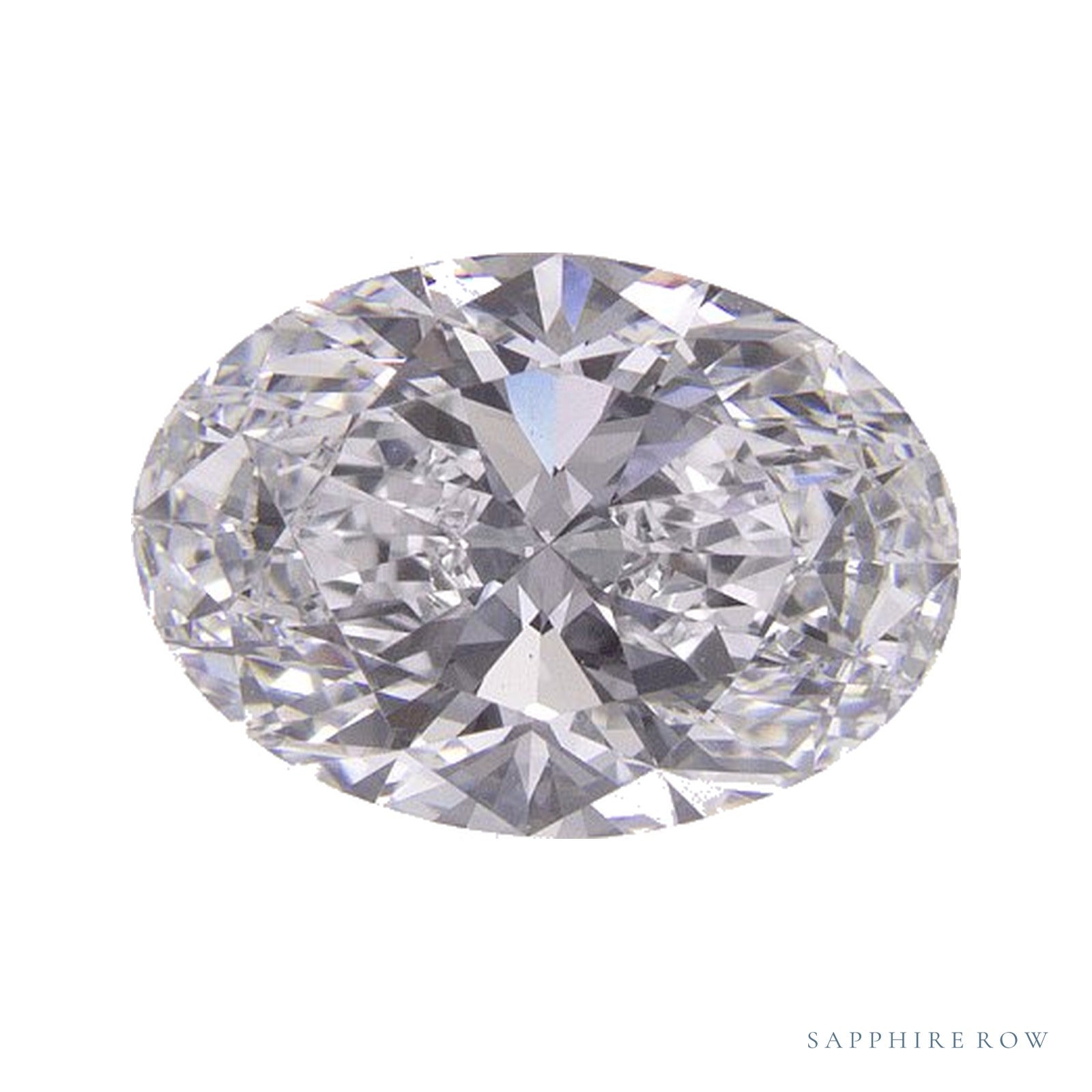 1.54 ct lab-grown diamond, oval cut | Sapphire Row · cut4