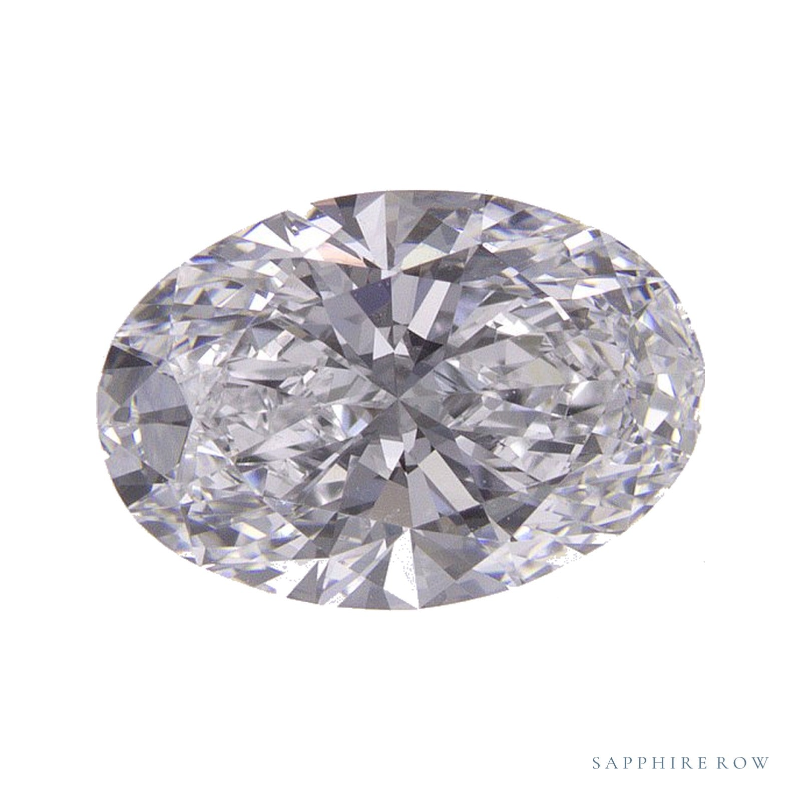 1.54 ct lab-grown diamond, oval cut | Sapphire Row · cut4