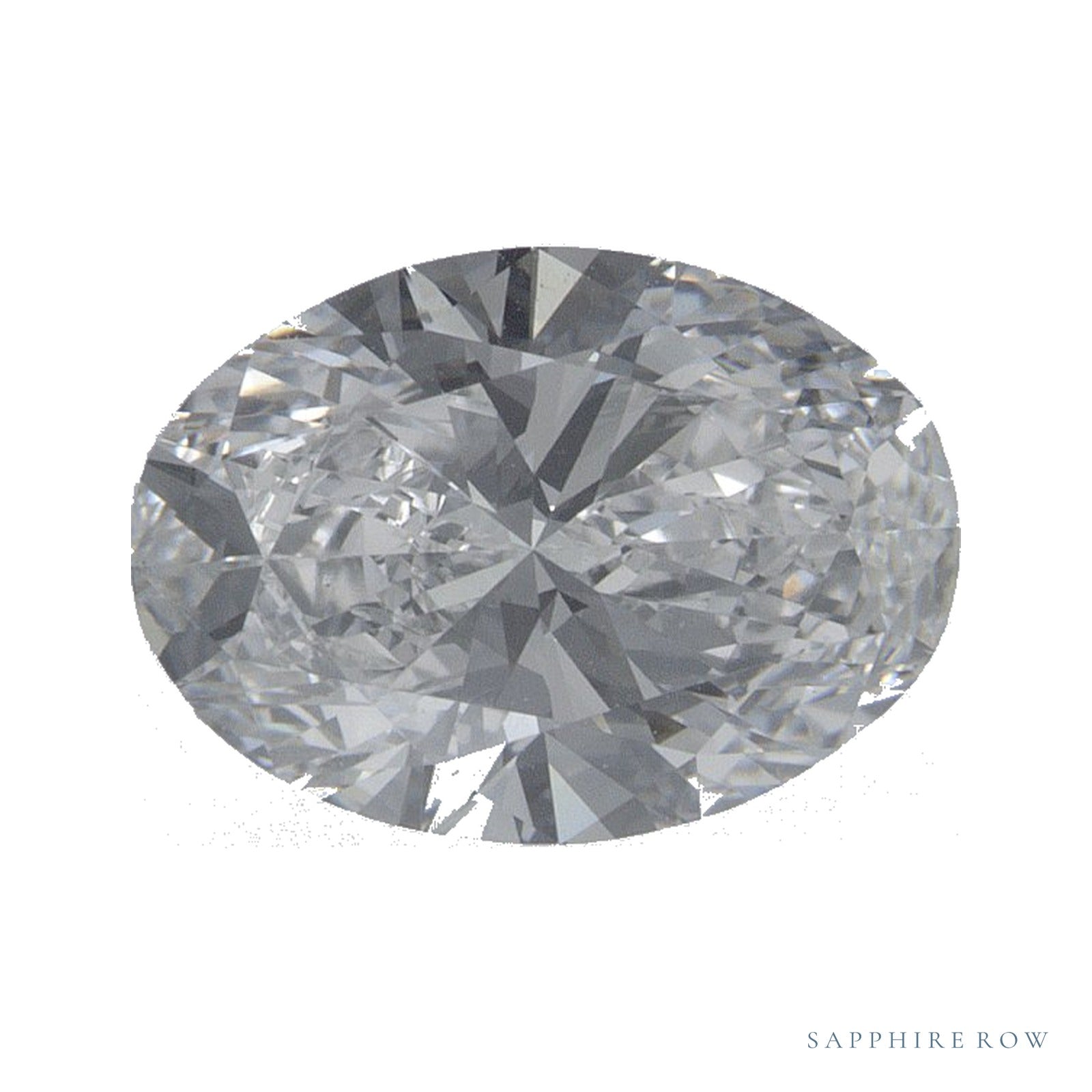1.54 ct lab-grown diamond, oval cut | Sapphire Row · cut4