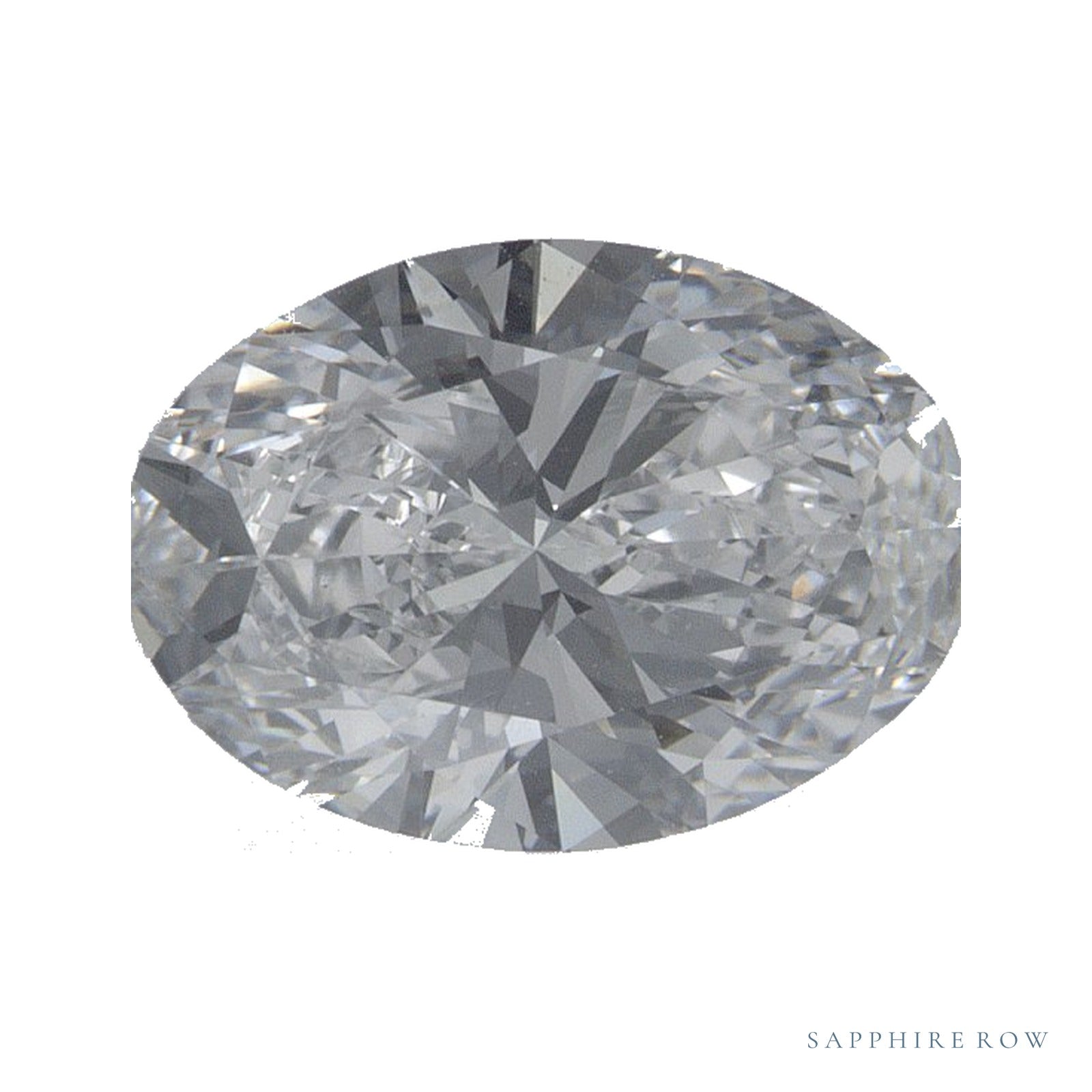 1.54 ct lab-grown diamond, oval cut | Sapphire Row · cut4