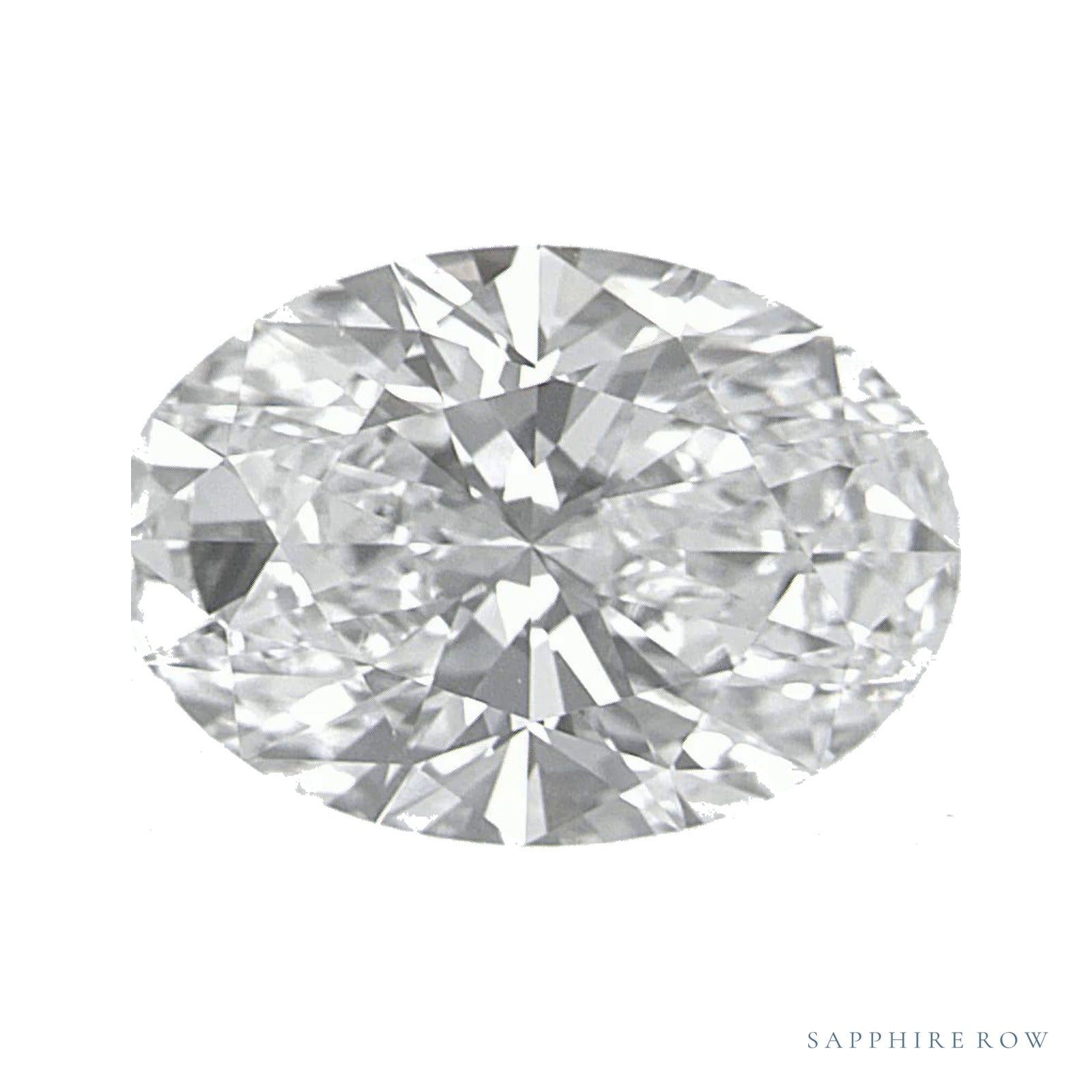 1.54 ct lab-grown diamond, oval cut | Sapphire Row · cut4