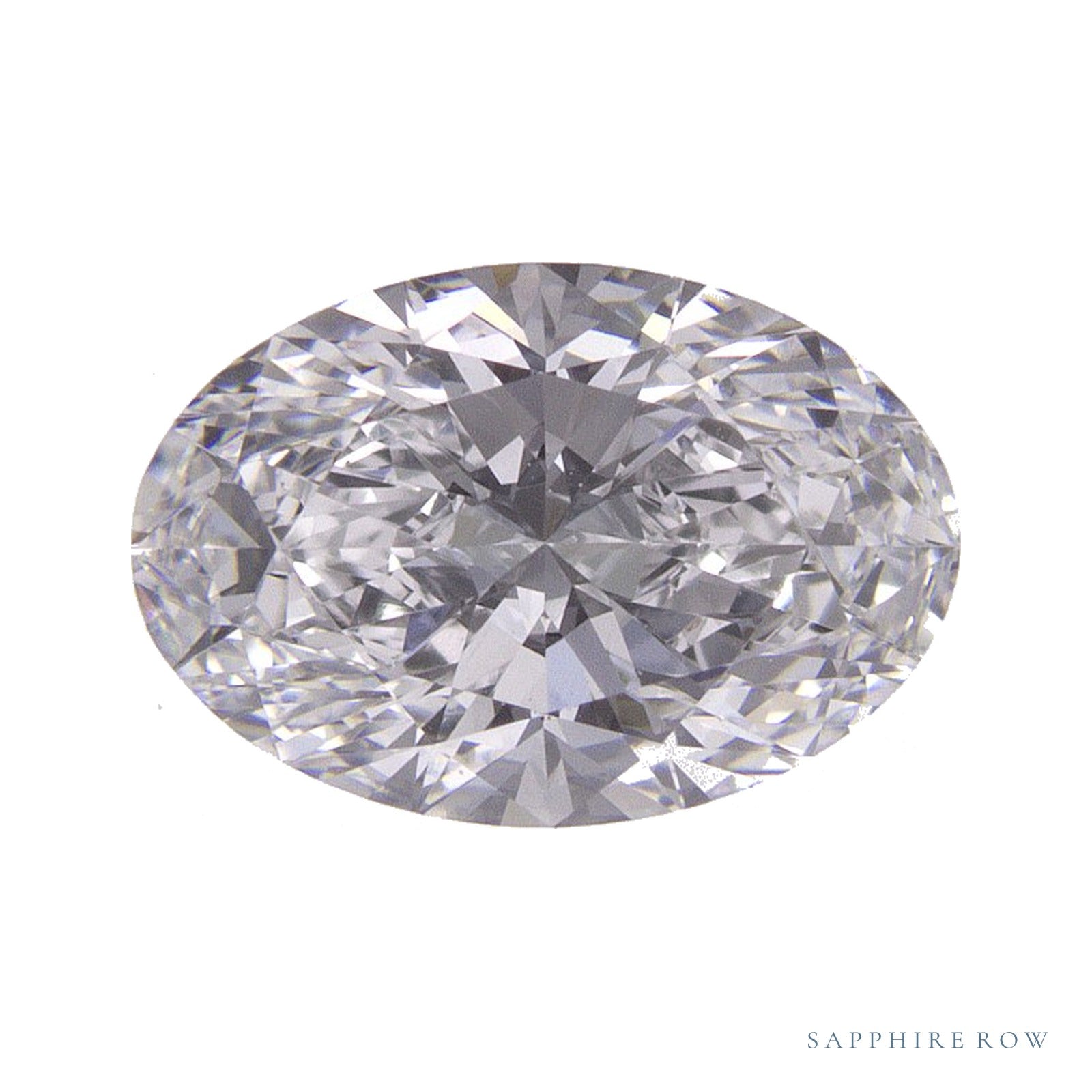 1.54 ct lab-grown diamond, oval cut | Sapphire Row · cut4