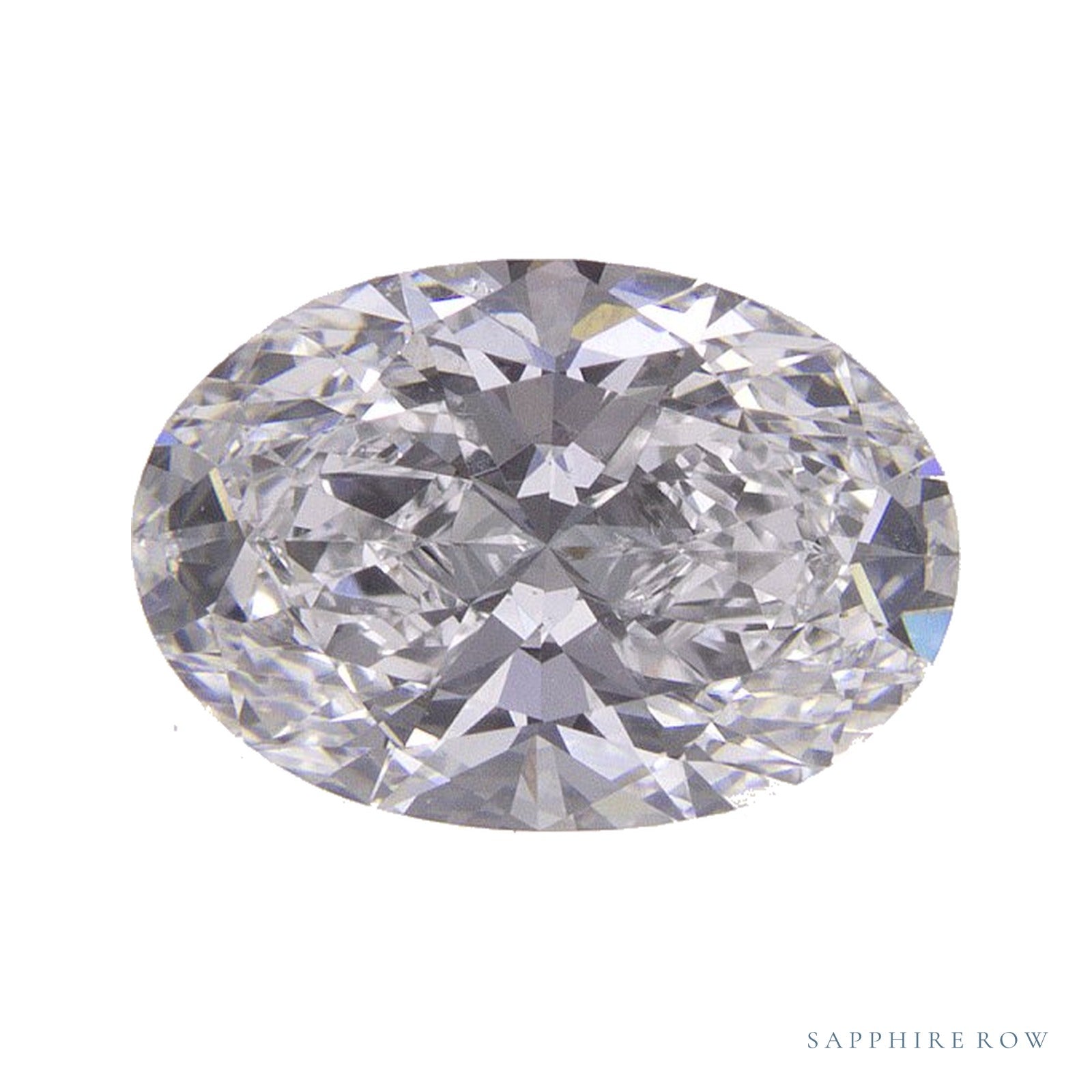 1.54 ct lab-grown diamond, oval cut | Sapphire Row · cut4
