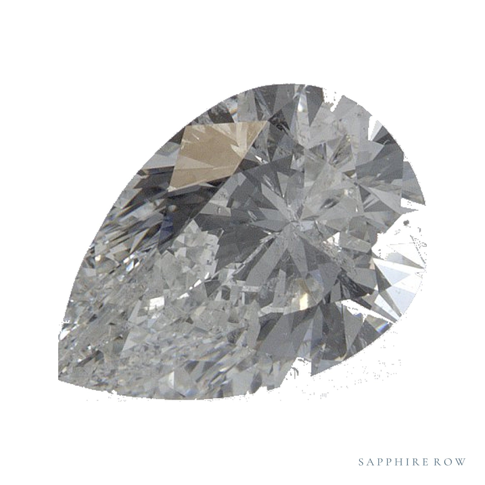 1.53 ct natural diamond, pear cut | Sapphire Row · cut4