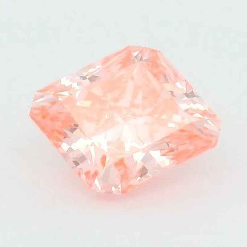 1.53 ct lab-grown fancy vivid pink diamond, radiant cut | Sapphire Row · cut7