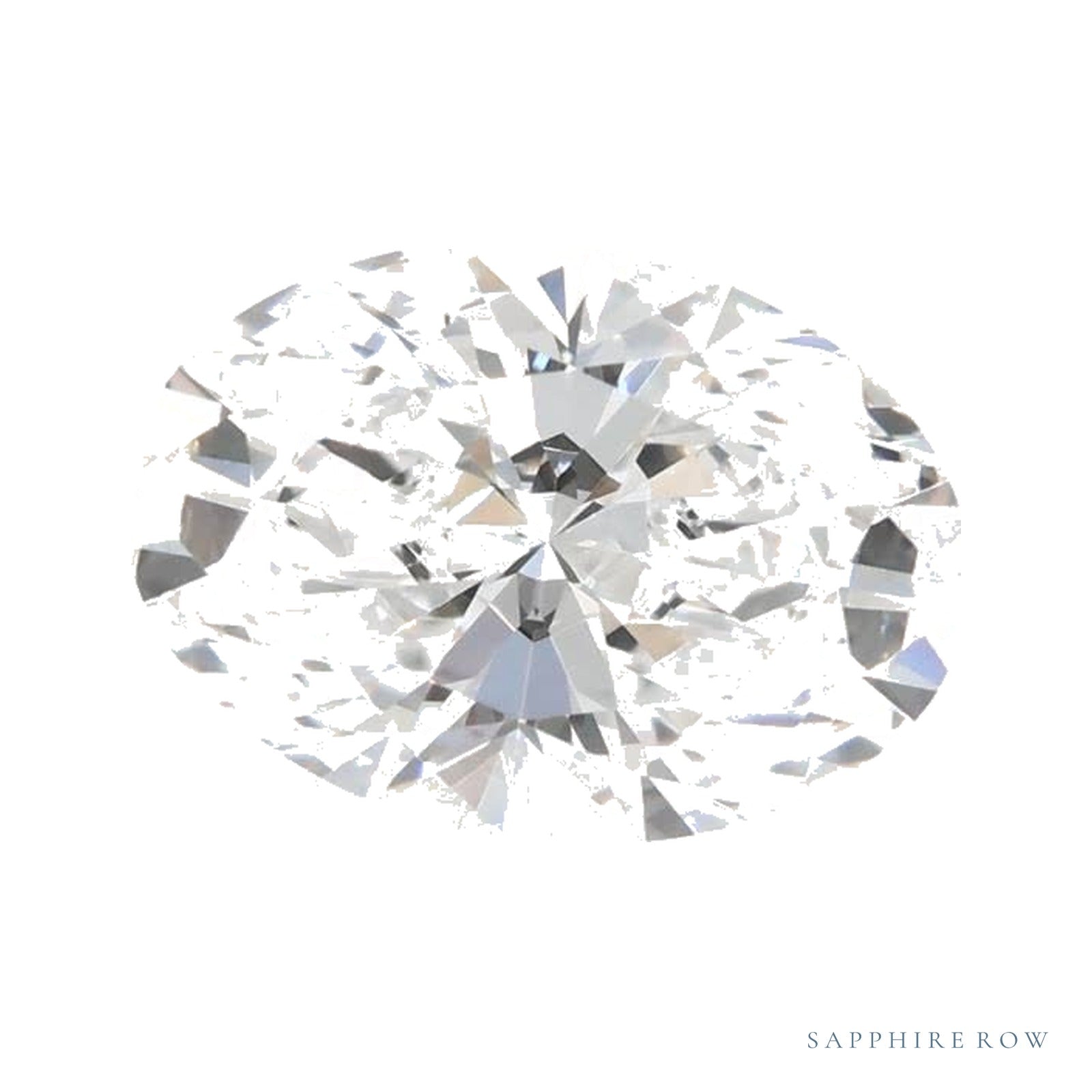 1.53 ct lab-grown diamond, oval cut | Sapphire Row · cut4