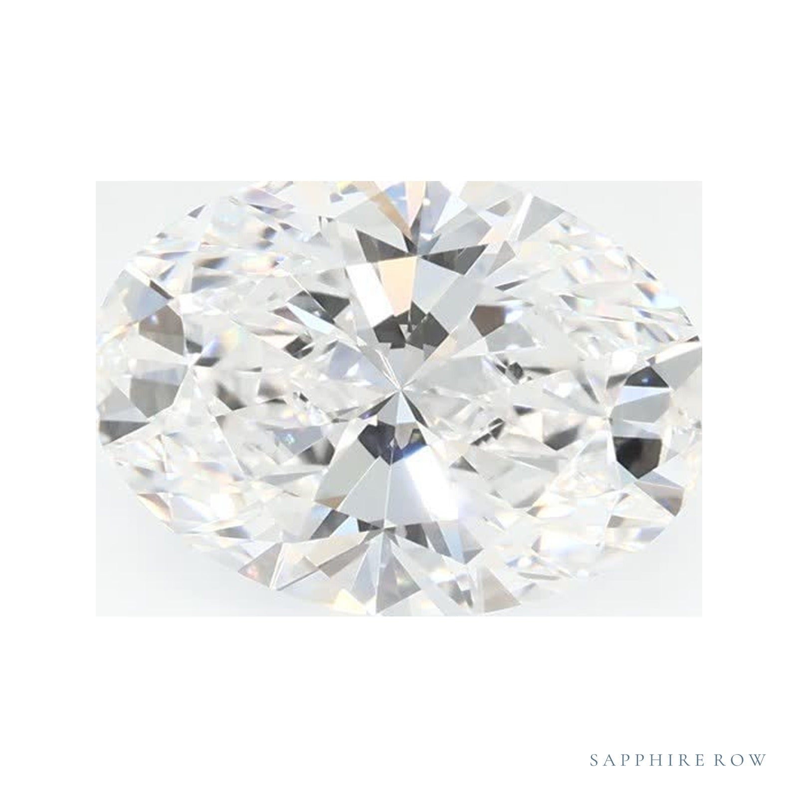 1.53 ct lab-grown diamond, oval cut | Sapphire Row · cut4