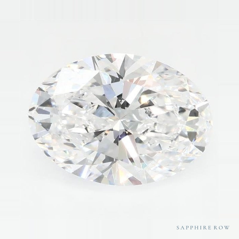 1.53 ct lab-grown diamond, oval cut | Sapphire Row · cut7