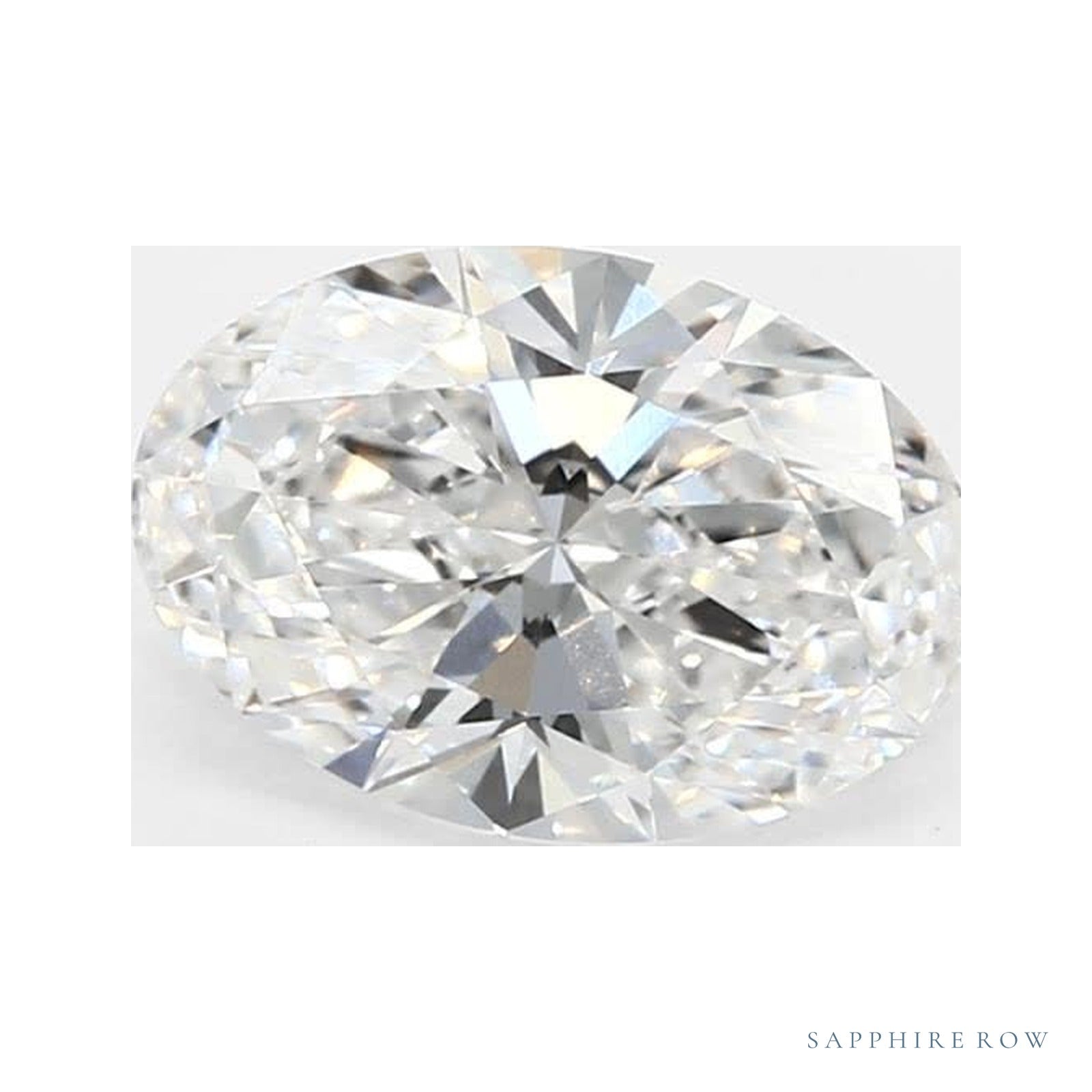 1.53 ct lab-grown diamond, oval cut | Sapphire Row · cut4