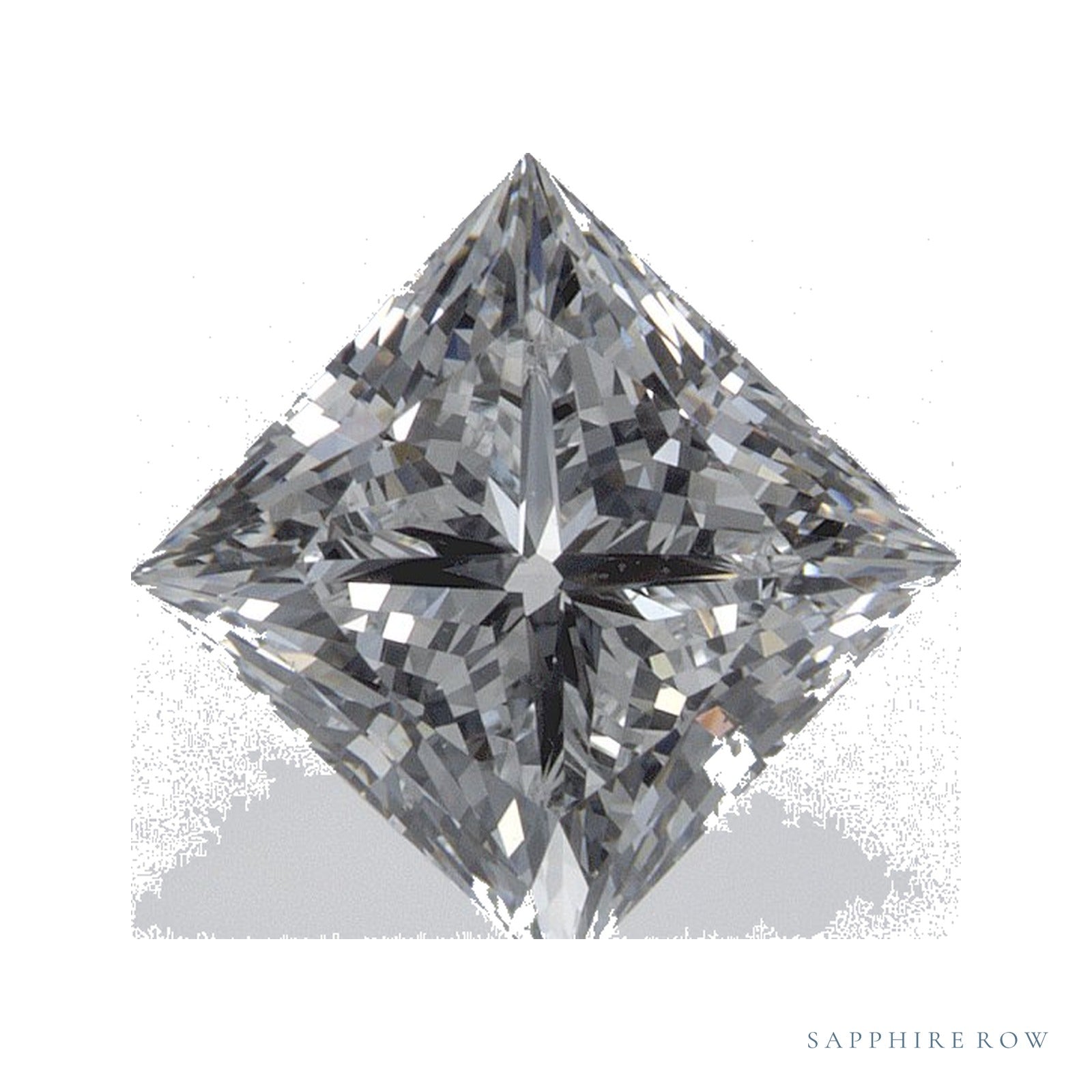 1.53 ct lab-grown diamond, square cut | Sapphire Row · cut4