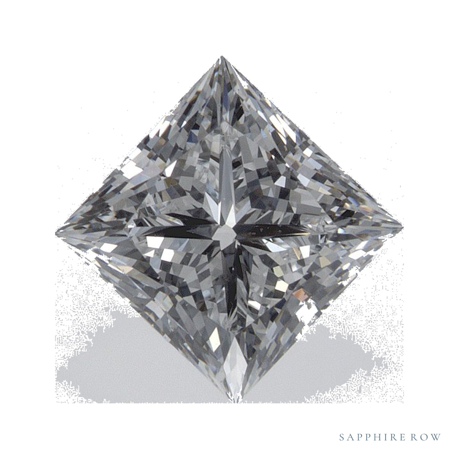 1.53 ct lab-grown diamond, square cut | Sapphire Row · cut4
