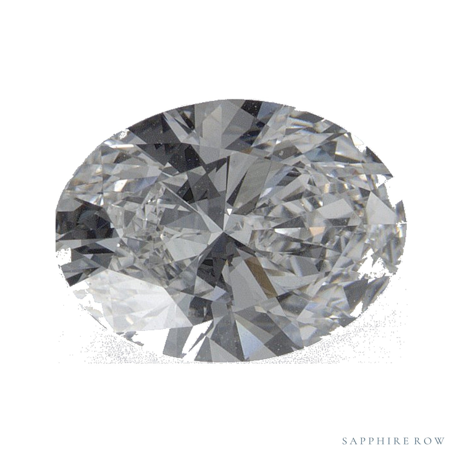 1.53 ct lab-grown diamond, oval cut | Sapphire Row · cut4